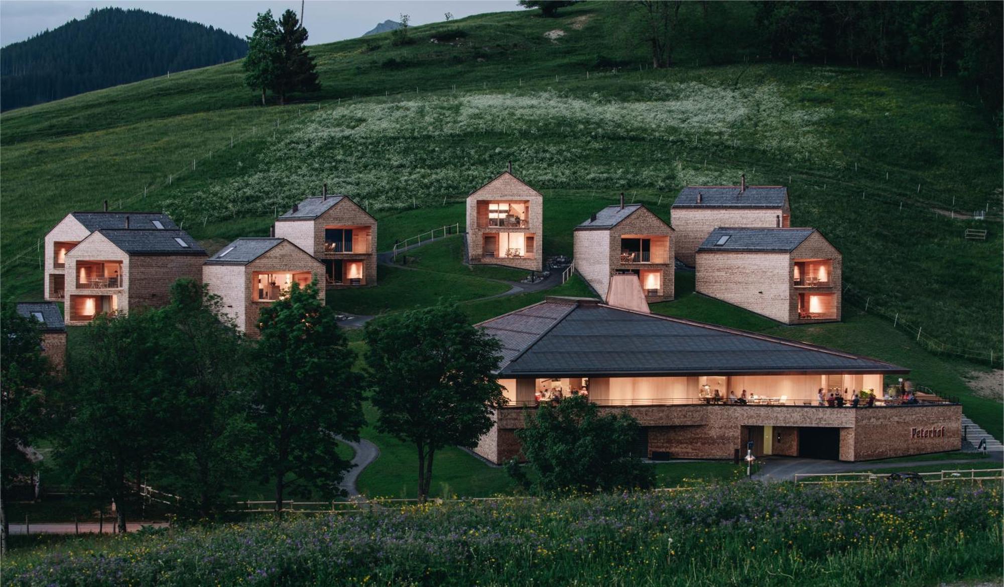 Peterhof Chalets Batschuns Exteriér fotografie